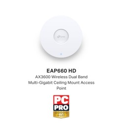 TP-Link Omada AX3600 Wireless Dual Band Multi-Gigabit Ceiling Mount Prieigos taškas