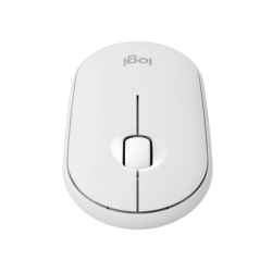 Logitech Pebble 2 M350s Belaidė pelė, RF Wireless + Bluetooth, 4000 DPI, Tonal White