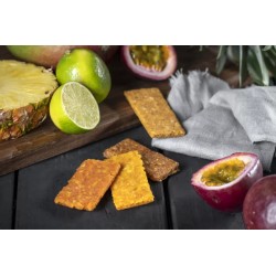 Tropicks Džiovintų ananasų, pasiflorų batonėlis, 20 g 20 (pcs)