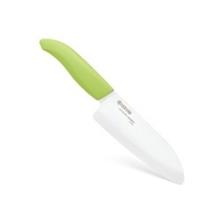 Kyocera FK140CP10NGR SANTOKU KNIFE & PEELER Rinkinys, peilis (14 cm ašmenys) ir skustukas, Žalia