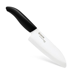 Kyocera FK-140WH-BK+CSN-202-BK SANTOKU KNIFE & SLICER Rinkinys, peilis 14cm ašmenys+pjaustyklė Juoda