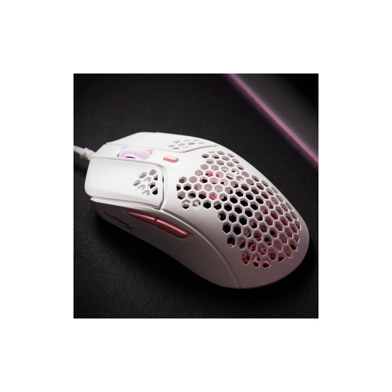 HyperX Pulsefire Haste Laidinė žaidimų pelė, 16000 DPI, RGB Lighting, Juoda