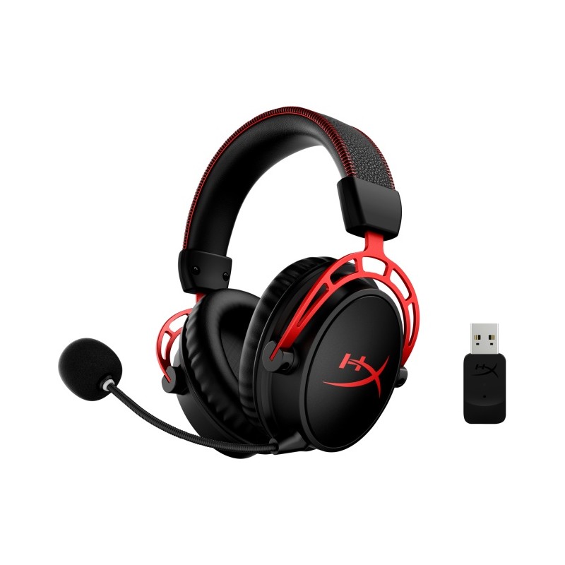 HyperX Cloud Alpha Belaidės žaidimų ausinės, Black-Red