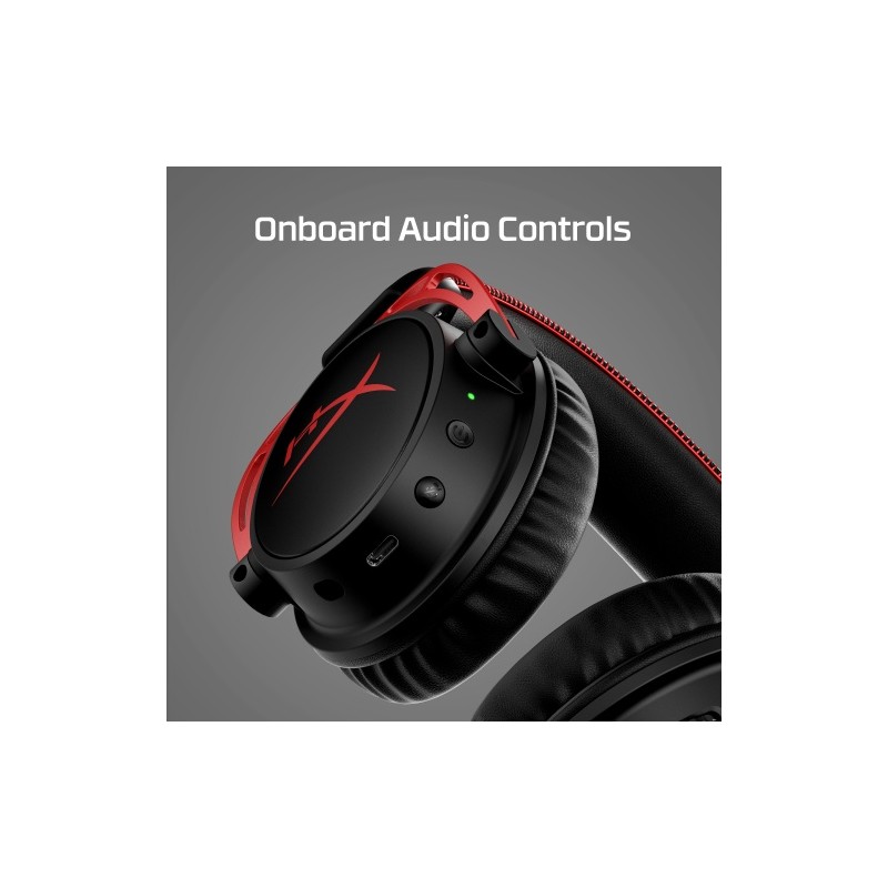 HyperX Cloud Alpha Belaidės žaidimų ausinės, Black-Red