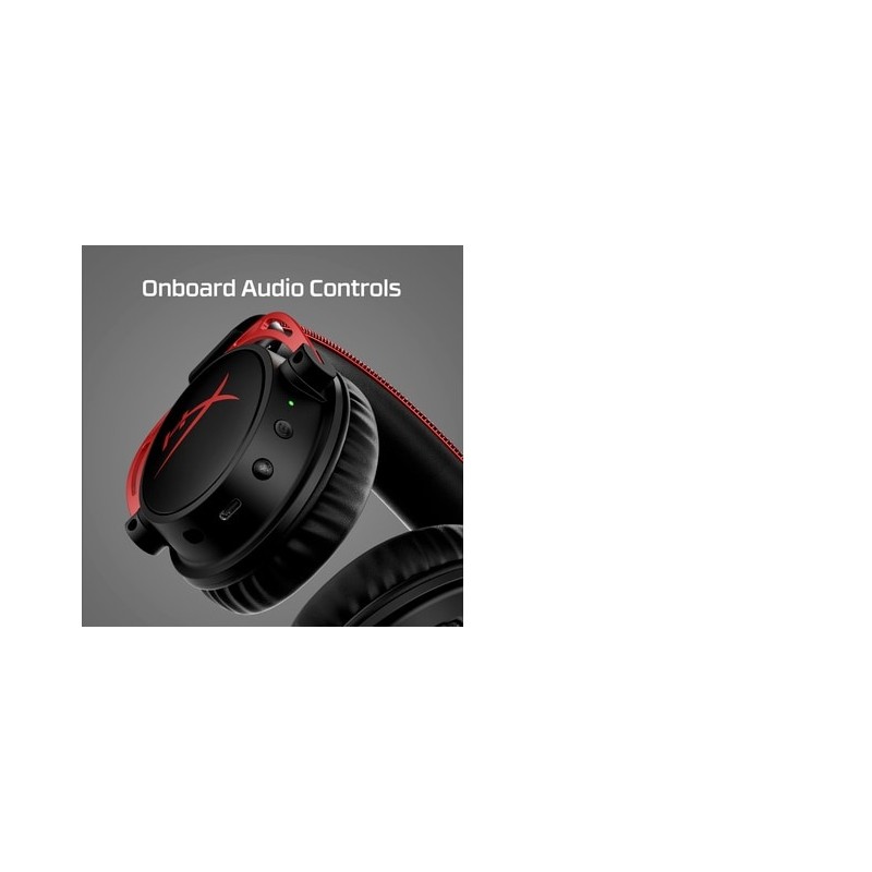 HyperX Cloud Alpha Belaidės žaidimų ausinės, Black-Red