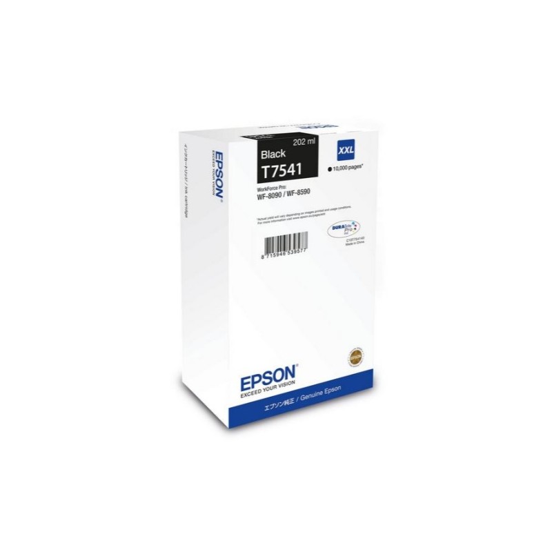 Epson T7541 XXL (C13T75414N) Rašalinė kasetė, Juoda