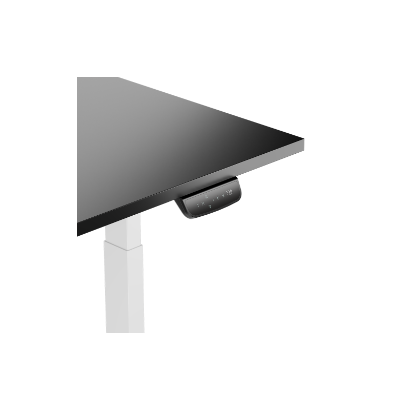 Reguliuojamo aukščio stalas Up Up Bjorn Baltas, Stalviršis M Juodas