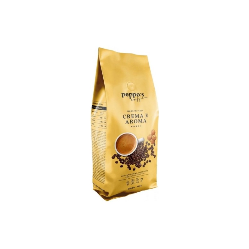 Kavos pupelės PEPPO‘S  Crema e Aroma 1 kg.