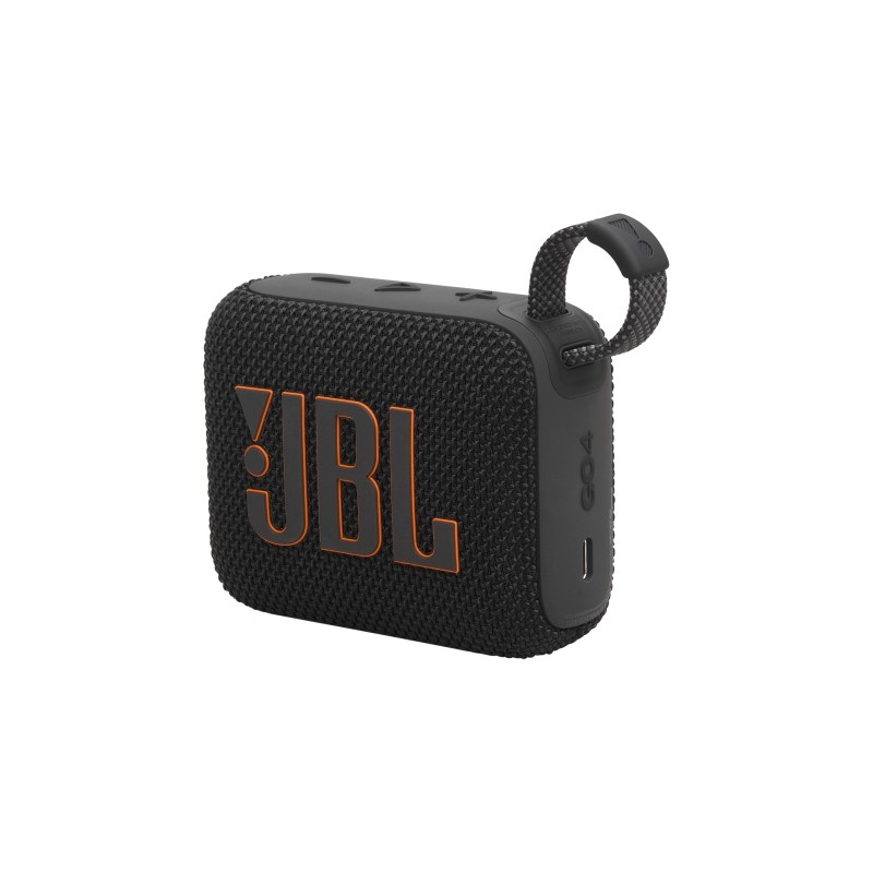 JBL Go 4 Nešiojama garso kolonėlė, Bluetooth, Juoda