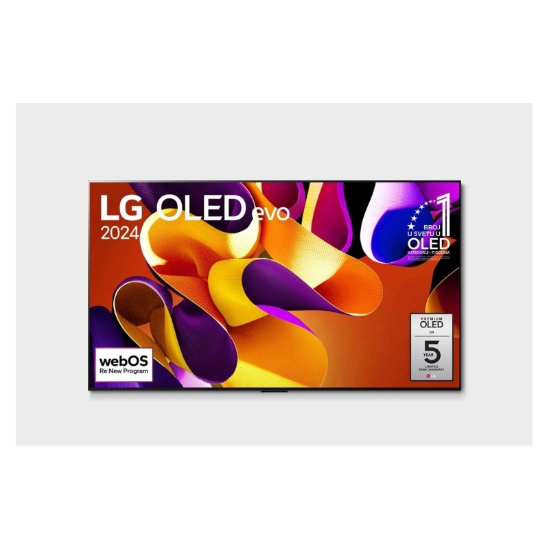 LG OLED evo AI OLED65G42LW (2024) Televizorius 65'' 4K UHD 3840x2160, Smart TV, Juoda