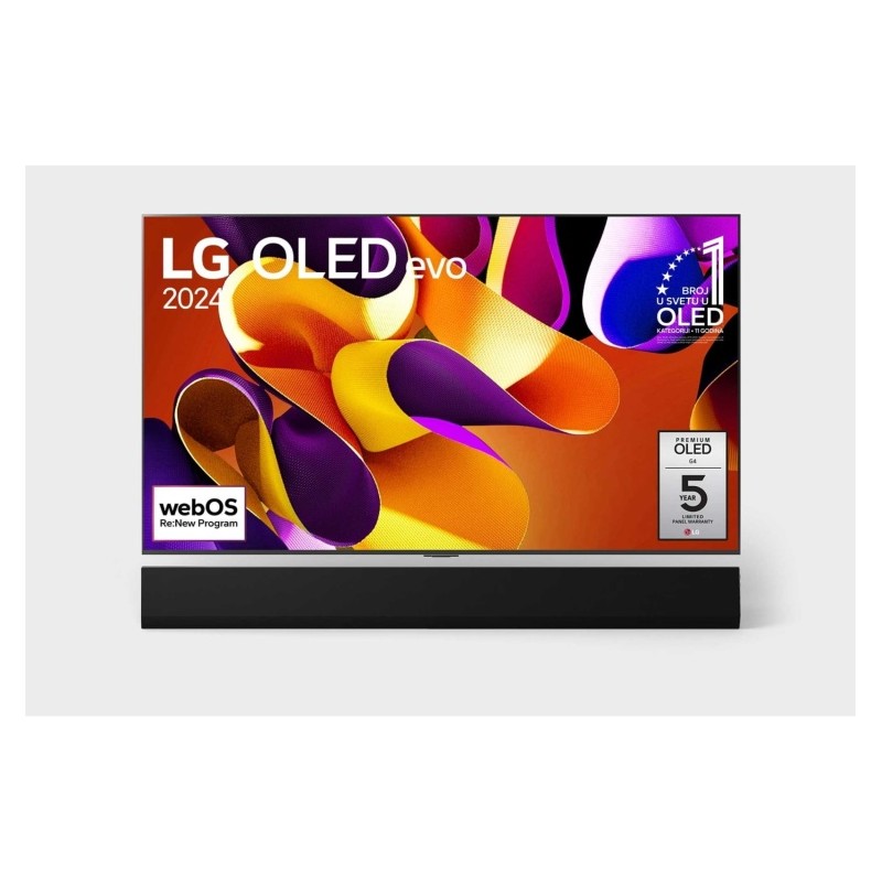 LG OLED evo AI OLED65G42LW (2024) Televizorius 65'' 4K UHD 3840x2160, Smart TV, Juoda