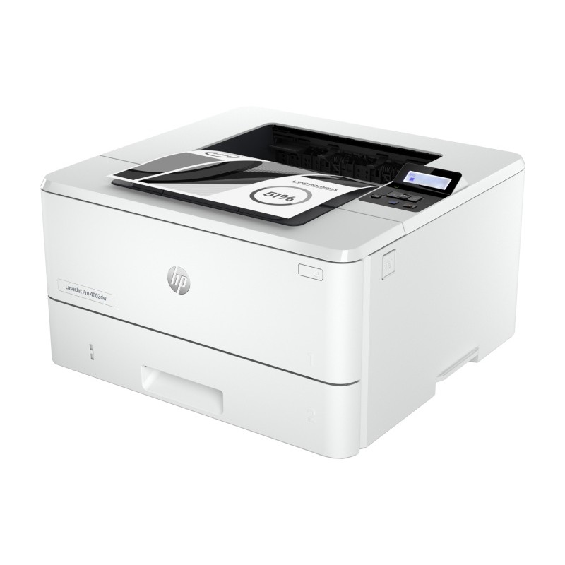 HP LaserJet Pro 4002dw Spausdintuvas lazerinis nespalvotas A4 40ppm USB Wi-Fi Ethernet LAN Bluetooth