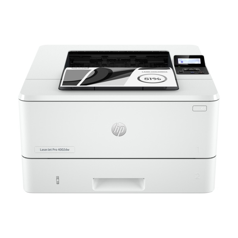 HP LaserJet Pro 4002dw Spausdintuvas lazerinis nespalvotas A4 40ppm USB Wi-Fi Ethernet LAN Bluetooth