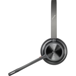 Poly Voyager 4320 MS Teams Belaidės ausinės, Bluetooth, USB-C, +BT700 dongle, Juoda