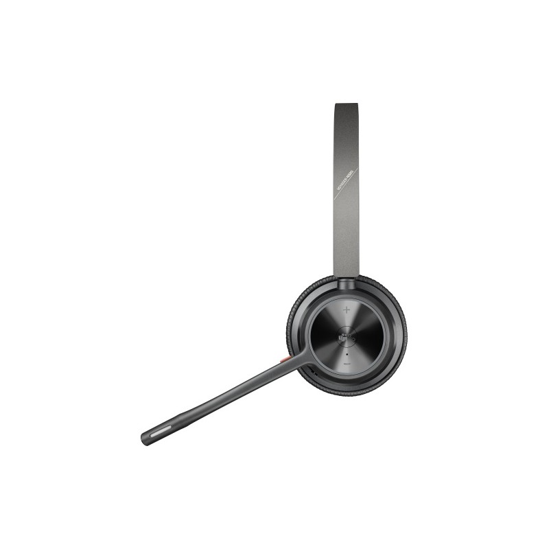 Poly Voyager 4320 MS Teams Belaidės ausinės, Bluetooth, USB-C, +BT700 dongle, Juoda