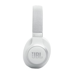 JBL Live 770NC Belaidės/Laidinės ausinės, Bluetooth, 3.5mm jack, Balta