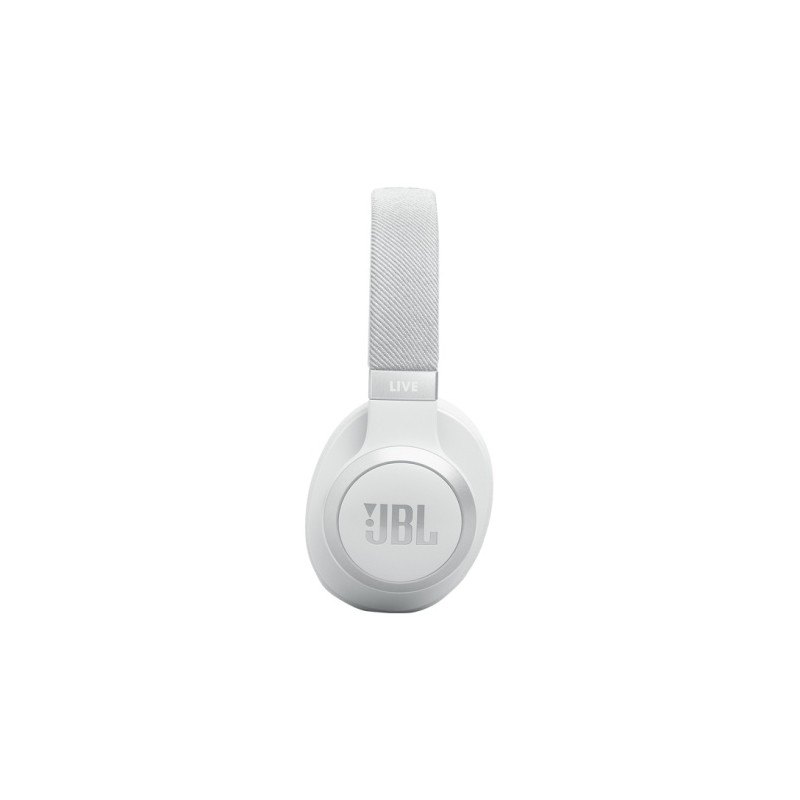 JBL Live 770NC Belaidės/Laidinės ausinės, Bluetooth, 3.5mm jack, Balta