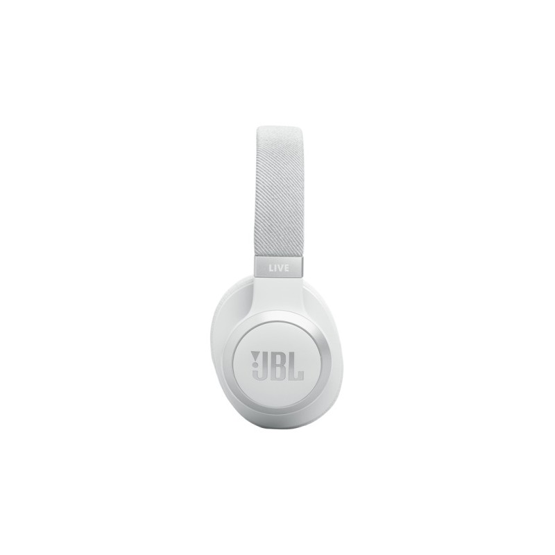 JBL Live 770NC Belaidės/Laidinės ausinės, Bluetooth, 3.5mm jack, Balta