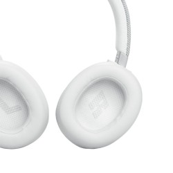 JBL Live 770NC Belaidės/Laidinės ausinės, Bluetooth, 3.5mm jack, Balta