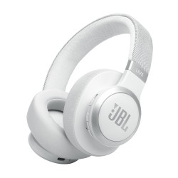 JBL Live 770NC Belaidės/Laidinės ausinės, Bluetooth, 3.5mm jack, Balta