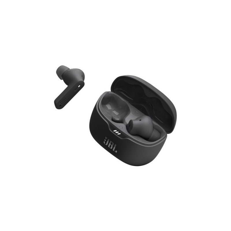 JBL Tune Beam Belaidės ausinės Earbuds, Bluetooth, Juoda