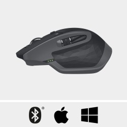 Logitech MX Master 2S Belaidė pelė, RF Wireless + Bluetooth, 4000 DPI, Graphite