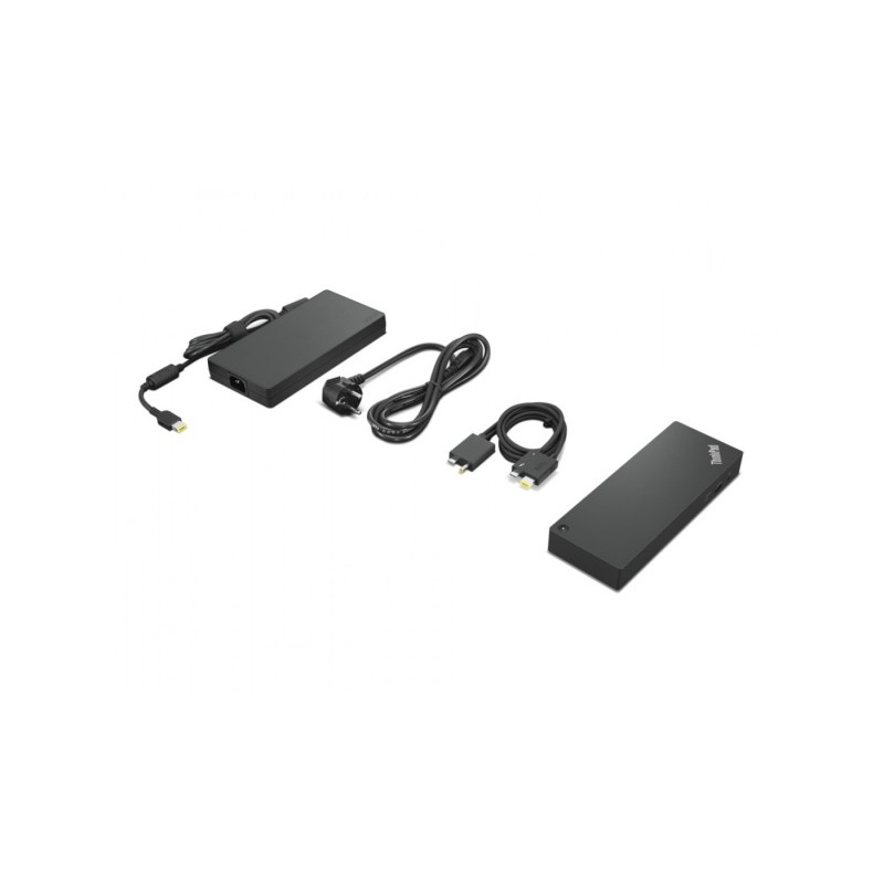 Lenovo ThinkPad Thunderbolt 4 Workstation Dock 230W (40B00300EU) Jungčių stotelė, Juoda (SPEC)