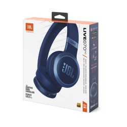 JBL Live 670NC Belaidės ausinės, Bluetooth, 3.5mm jack, Mėlyna