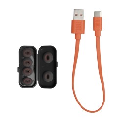 JBL Tune Flex Belaidės ausinės Earbuds, Bluetooth, Juoda