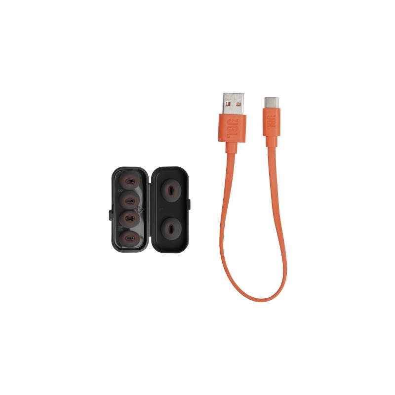 JBL Tune Flex Belaidės ausinės Earbuds, Bluetooth, Juoda