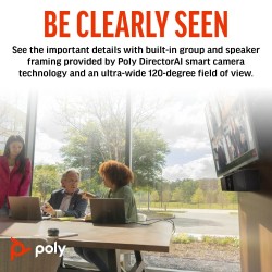 Poly Studio USB Video Bar Vaizdo konferencijų sistema, Juoda
