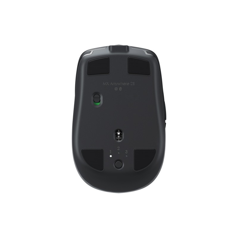 Logitech MX Anywhere 2S Belaidė pelė, RF Wireless + Bluetooth, 4000 DPI, Graphite