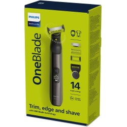 Philips OneBlade Pro 360 QP6551/15 Veido ir kūno plaukų kirpimo mašinėlė ir skustuvas