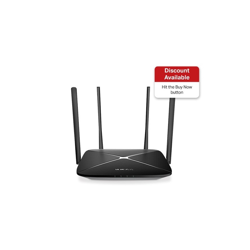 Mercusys AC1200 Wireless Dual Band Gigabit Maršrutizatorius