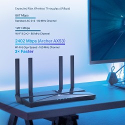 TP-Link Archer AX53 AX3000 Dual Band Gigabit Wi-Fi 6 Maršrutizatorius