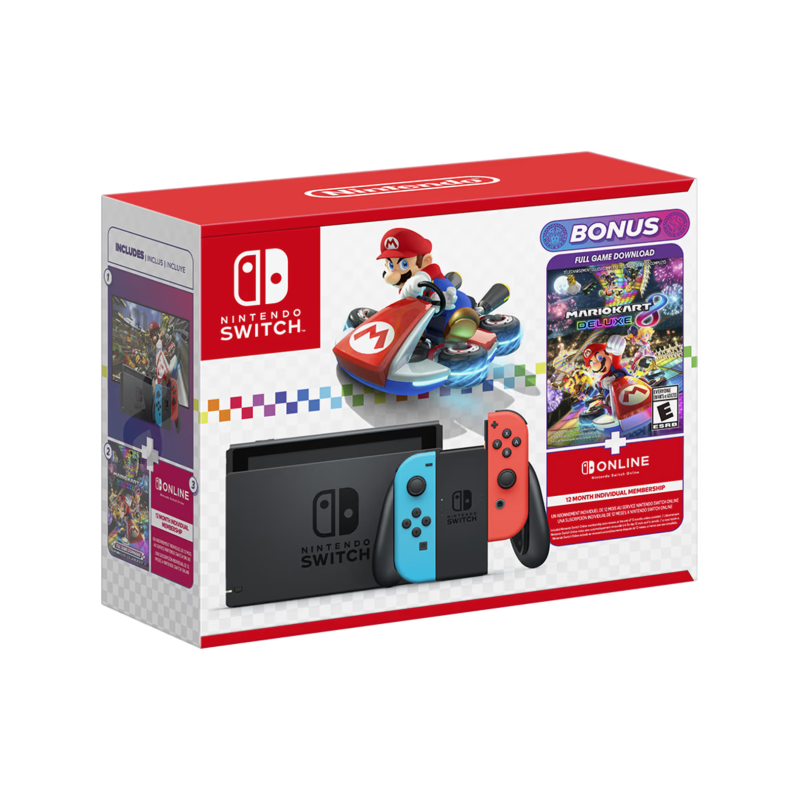 Nintendo Switch Mario Kart 8 Deluxe Console Bundle (2024)