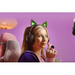 Razer Kraken Kitty V2 Laidinės žaidimų ausinės, Juoda