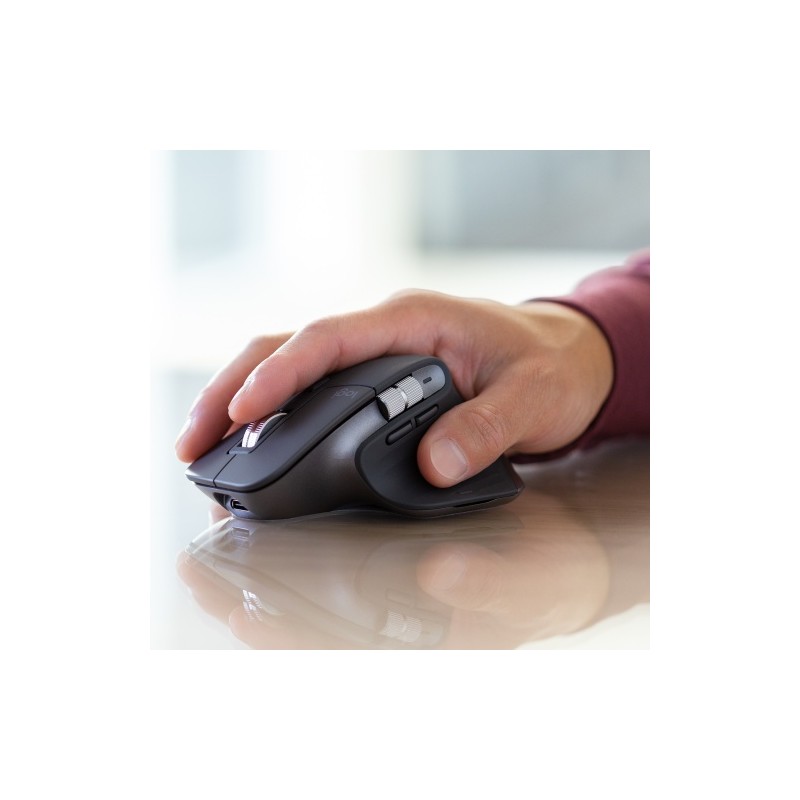 Logitech MX Keys Combo for Business Gen 2 Belaidė klaviatūra + pelė +Atrama riešui, US Int, Graphite