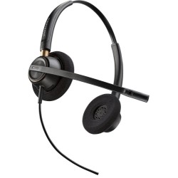 POLY EncorePro HW520 Binaural Laidinės ausinės, USB-A, Juoda