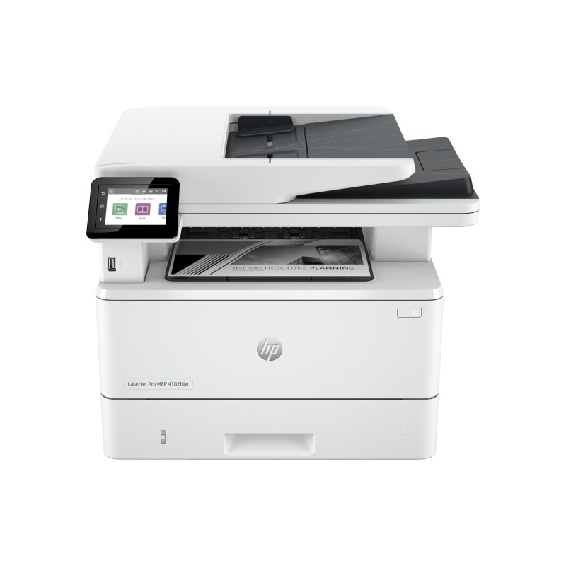 HP LaserJet Pro MFP 4102dw Spausdintuvas lazerinis nespalvotas MFP A4 40 ppm USB Wi-Fi Ethernet LAN