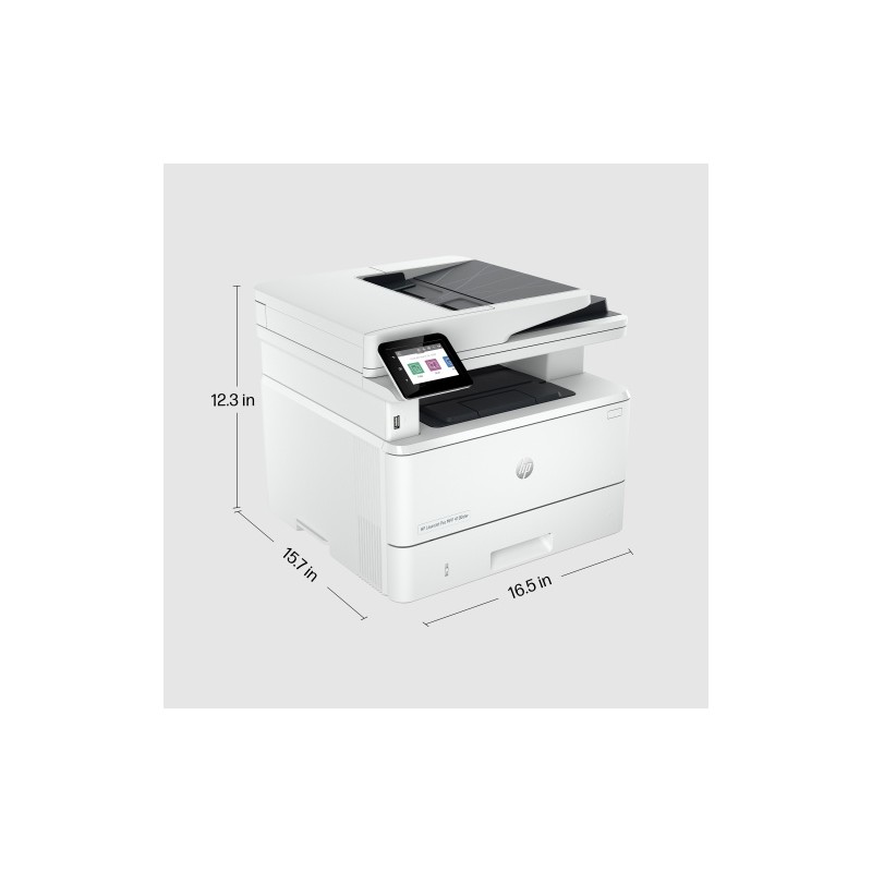 HP LaserJet Pro MFP 4102dw Spausdintuvas lazerinis nespalvotas MFP A4 40 ppm USB Wi-Fi Ethernet LAN