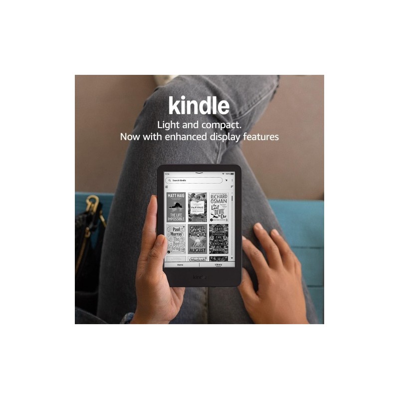 Amazon Kindle Elektroninė skaityklė 6'' 300ppi, 16GB, Without Ads, Black