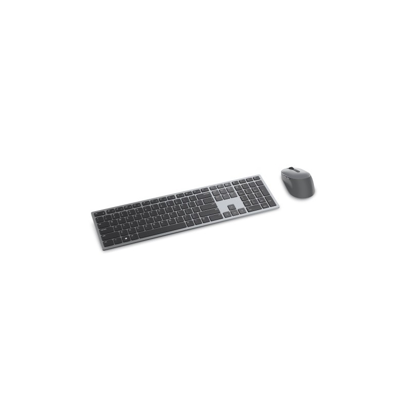 Dell Premier Multi-Device KM7321W Belaidė klaviatūra + pelė, RF Wireless + Bluetooth, US, Titan grey
