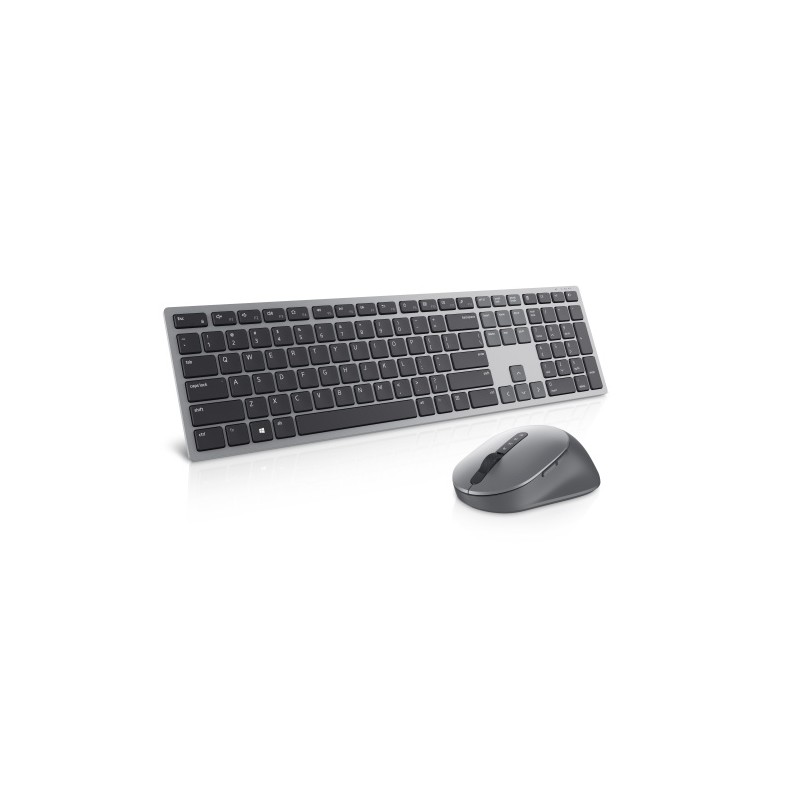 Dell Premier Multi-Device KM7321W Belaidė klaviatūra + pelė, RF Wireless + Bluetooth, US, Titan grey