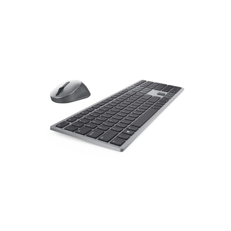 Dell Premier Multi-Device KM7321W Belaidė klaviatūra + pelė, RF Wireless + Bluetooth, US, Titan grey