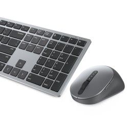 Dell Premier Multi-Device KM7321W Belaidė klaviatūra + pelė, RF Wireless + Bluetooth, US, Titan grey