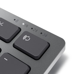 Dell Premier Multi-Device KM7321W Belaidė klaviatūra + pelė, RF Wireless + Bluetooth, US, Titan grey