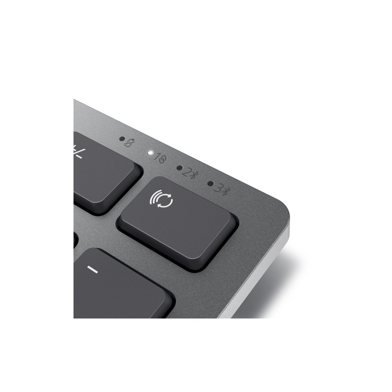 Dell Premier Multi-Device KM7321W Belaidė klaviatūra + pelė, RF Wireless + Bluetooth, US, Titan grey