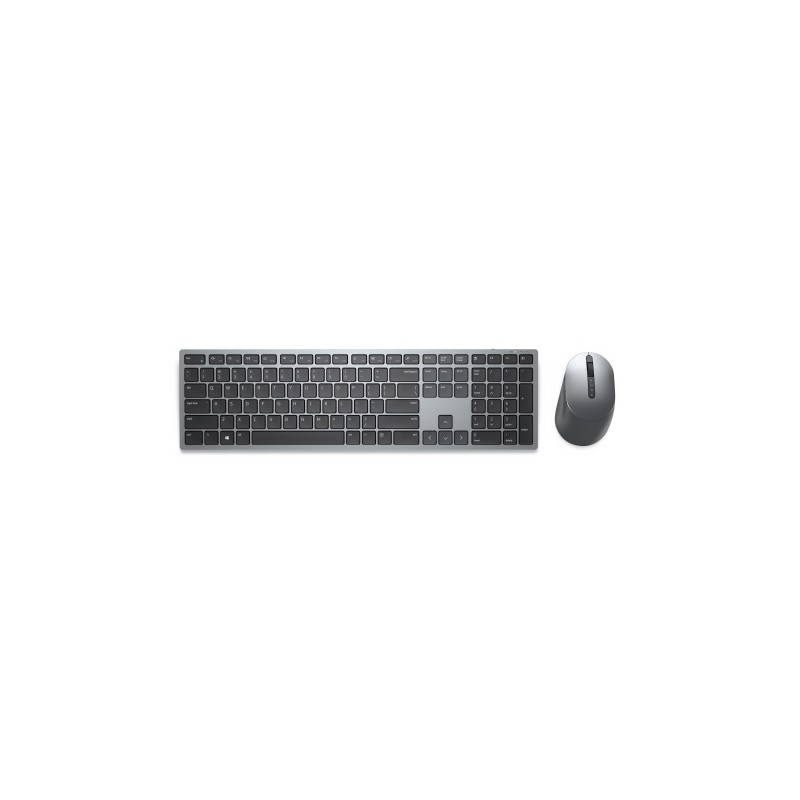 Dell Premier Multi-Device KM7321W Belaidė klaviatūra + pelė, RF Wireless + Bluetooth, US, Titan grey