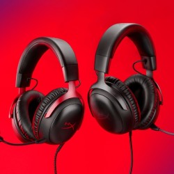 HyperX Cloud III Laidinės žaidimų ausinės, Juoda